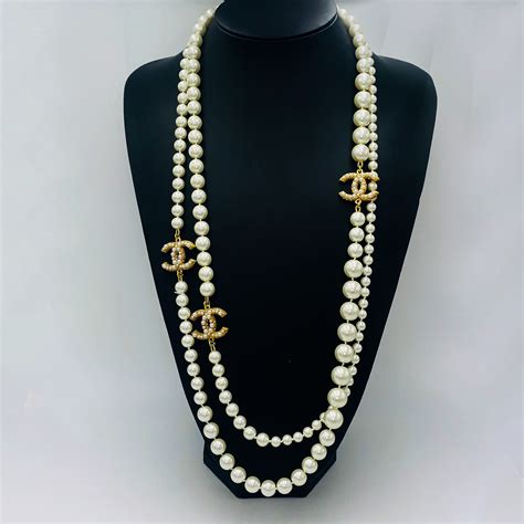 chanel paris necklace|authentic chanel necklaces.